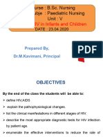 Pediatrics - 23.03.2020 HIV in Children