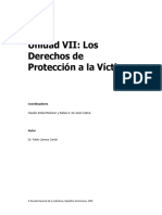 Unidad VII Los Derechos de Protección A La Víctima