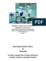 Operation Theatre Ethics & Etiquette