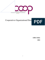 Cooperatives Organizational Directive: Addis Ababa 2022