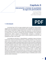 Monitoramento e Manejo Da Qualidade Da Água Na Piscicultura