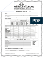 Marksheet - Final Class 1 To 9