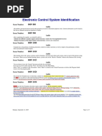 Audio Only: Electronic Control System Identification