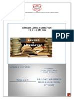 Dossier Lengua y Literatura 1er Año A - Prof. Leyes