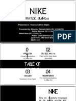 Strategic Business Analysis On Nike Presentation