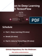 Introduction To DL With TensorFlow