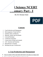 S41 Class8ScienceNCERTSummaryPart I