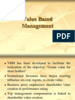 Value Based Management