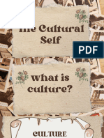 The Cultural Self