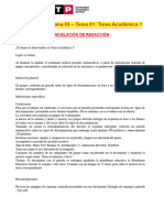 ? (AC-S03) Semana 03 - Tema 01 Tarea Académica 1 - NIVELACION DE REDACCION