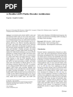 A Flexible LDPC-Turbo Decoder Architecture