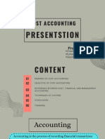 Cost Accounting Presentation