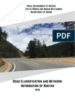 Road Classification and Network Information of Bhutan