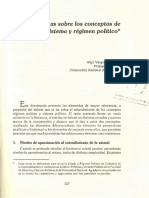 Notas Sobre Los Conceptos de Sistema y Regimen Político