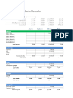 Ingresos y Gastos en Excel