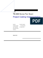 TE040 Test Script PC