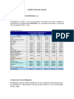 Estructura de Costos