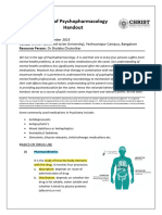 Psychopharmacology Notes