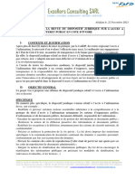 Offre Relative A La Revue Du Dispositif Juridique Sur L'acces A L'information D'interet Public en Cote D'ivoire