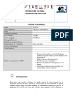 GUÍA DE APRENDIZAJE No 3. CIENCIAS NATURALES GRADO SEGUNDO