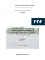 Diss. Baptista. 2007. Uso e Percepção Ambiental de Áreas Úmidas Rio Taquari, RS