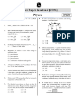 JEE Paper Session-2 (04 April 2024) - Shift-1 - Physics - MR Sir