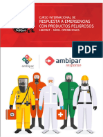 Curso Internacional de Respuesta A Emergencias Con Productos Peligrosos - Ambipar - Traducido y Mejorado