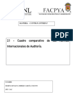 2.1 - Cuadro Comparativo de Las Normas Internacionales de Auditoría - CONTINTER