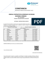 Constancia SCTR