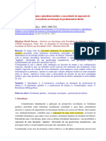 Perspectiva Sociologica e Pluralismo Juridico - Elizabete David Novaes