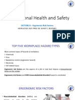 Week 7 - Lecture 8 - Ergonomic Risk Factors