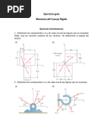 Ejercicios Guía Mecánica Del Cuerpo Rígido