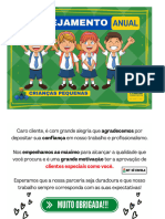 Planejamento Anual - Educação Infantil 1