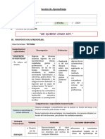 Tutoria - Sesion Me Quiero Como Soy 1er Grado