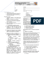 Evaluacion Final de I Periodo 3°lengua Castellana