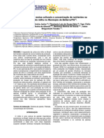 Quantificação de Restos Culturais e Concentração de Nutrientes Na Cultura Do Milho No Município de Belterra/PA