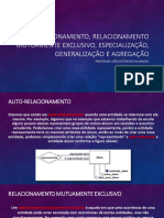 Aula 07 - Auto Relacionamento, Relacionamento Mutuamente Exclusivo, Especialização