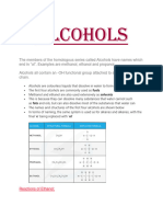 ALCOHOLS (Class)