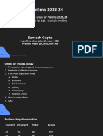 50 Most Important Areas For Prelims 2023-24