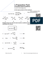 9 Alkyne Problem Set