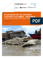 PLAN MAESTRO DE EROSIÓN COSTERA COLOMBIA - RESUMEN. Coastal Erosion Master Plan Colombia - Summary