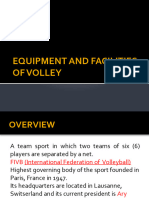 Pe 14 - Equipment and Facilities of Volleyball