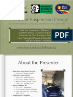 2019 Solar Car Suspension Design