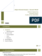 Module4 - Object Oriented Analysis Dynamic Model