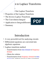 Ch15 - Laplace Transforms I