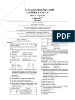 ICSE 10 QB History Civics Solved Paper 2024