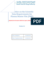 Guideline On The Scientific Data Requirements For Plasma Master File (PMF) EN