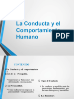 La Conducta y El Comportamiento Humano 1ra Clase