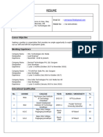 RaviVerma 21 Resume