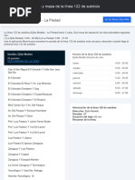 Ejido Modelo - La Piedad: Horario y Mapa de La Línea 122 de Autobús